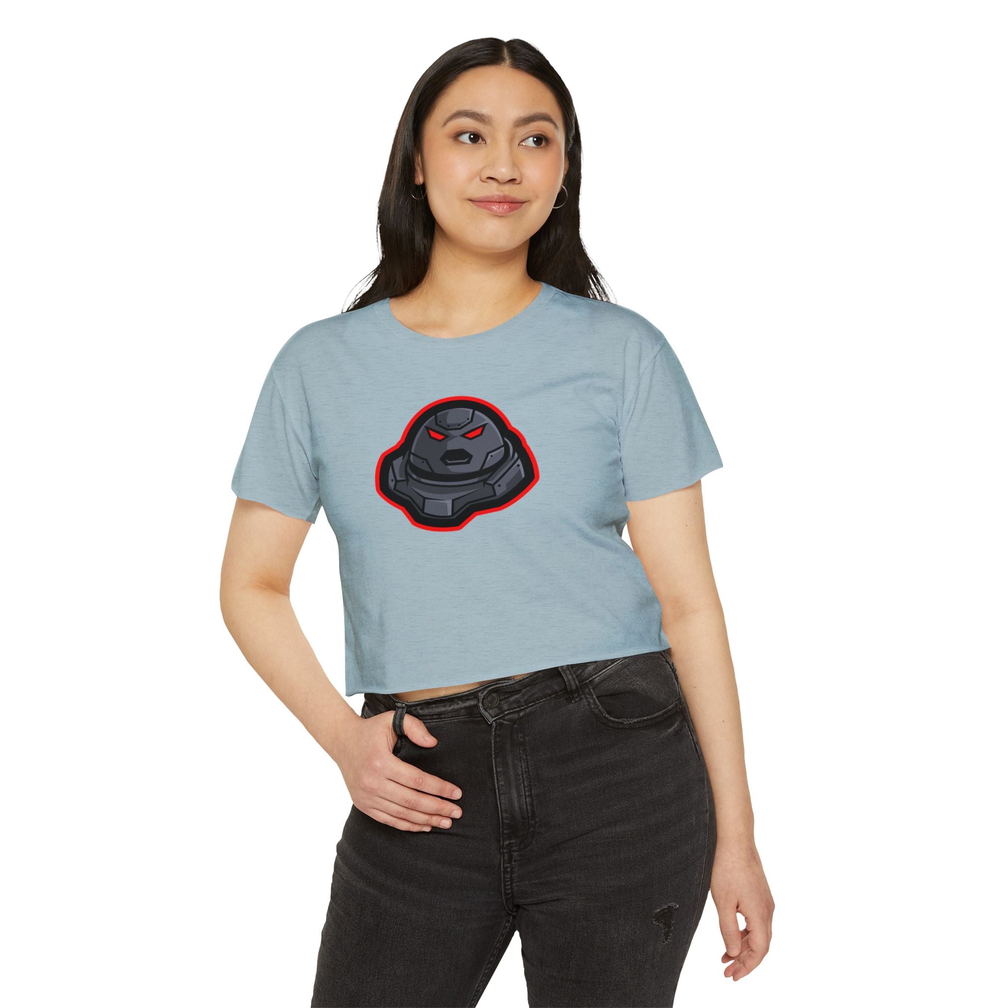 Stylish Women's Festival Crop Top, Graphic Tee