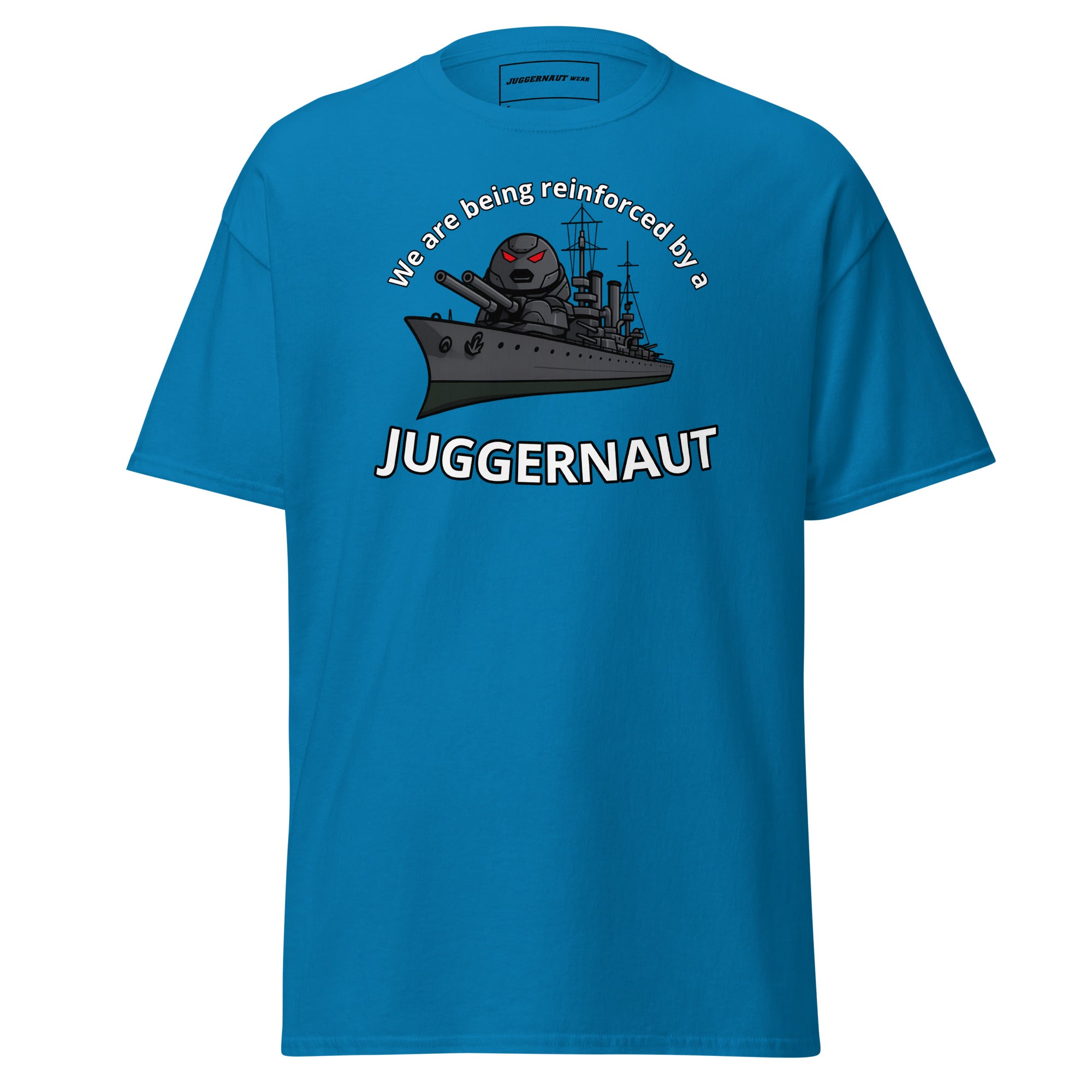 Reinforced by a Juggernaut classic tee