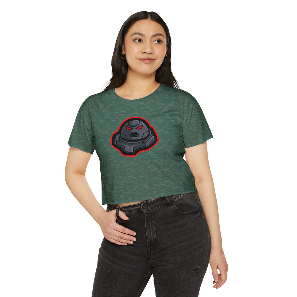 Stylish Women's Festival Crop Top, Graphic Tee