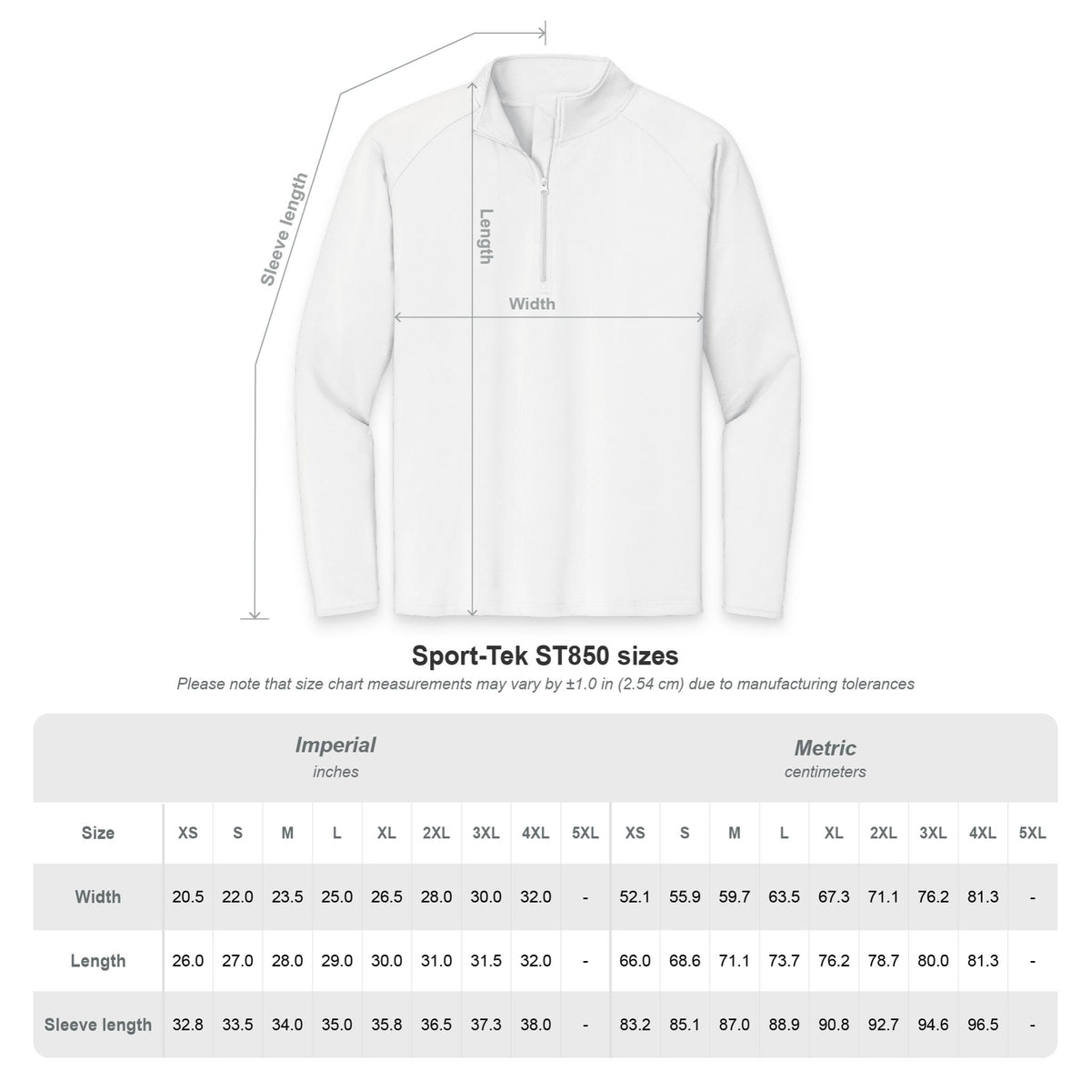 Embroidered Quarter-Zip Pullover —Sport-Wick® Performance Top