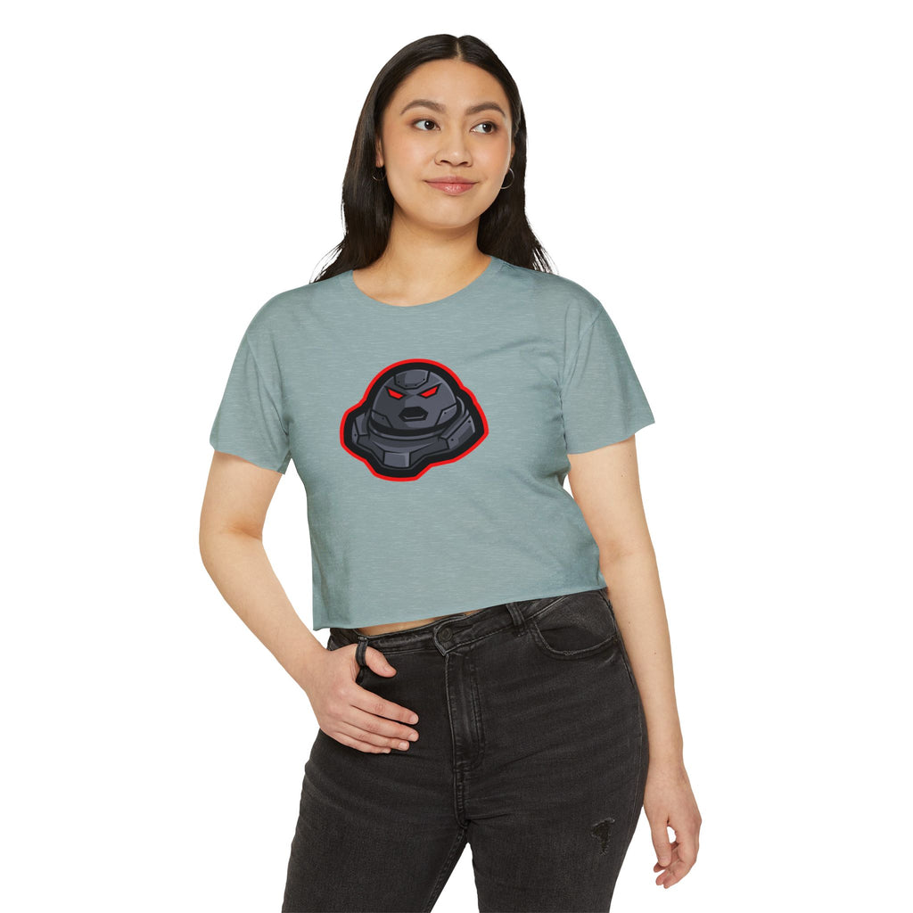 Stylish Women's Festival Crop Top, Graphic Tee