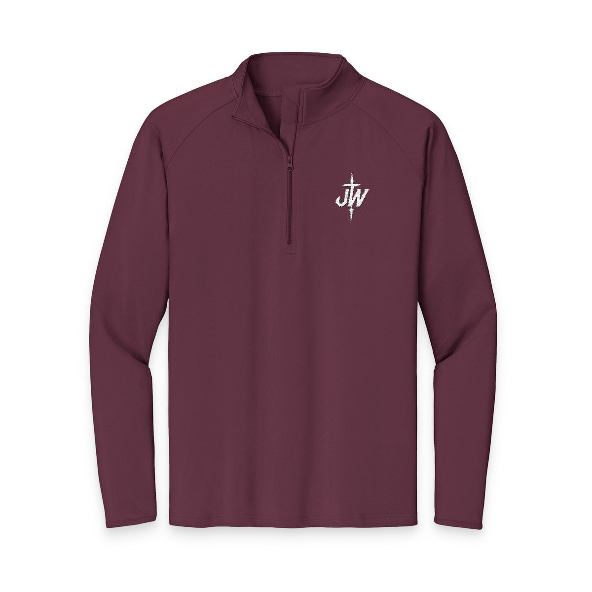 Embroidered Quarter-Zip Pullover —Sport-Wick® Performance Top