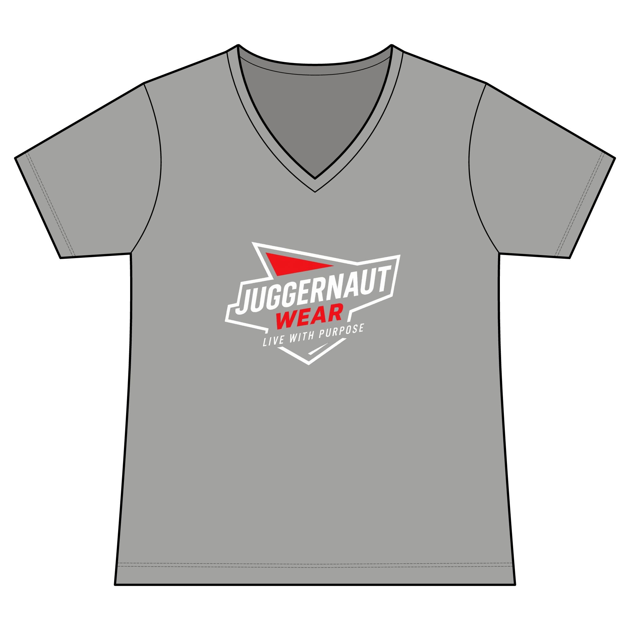 Juggernaut Wear Women's V-Neck Performance Tee