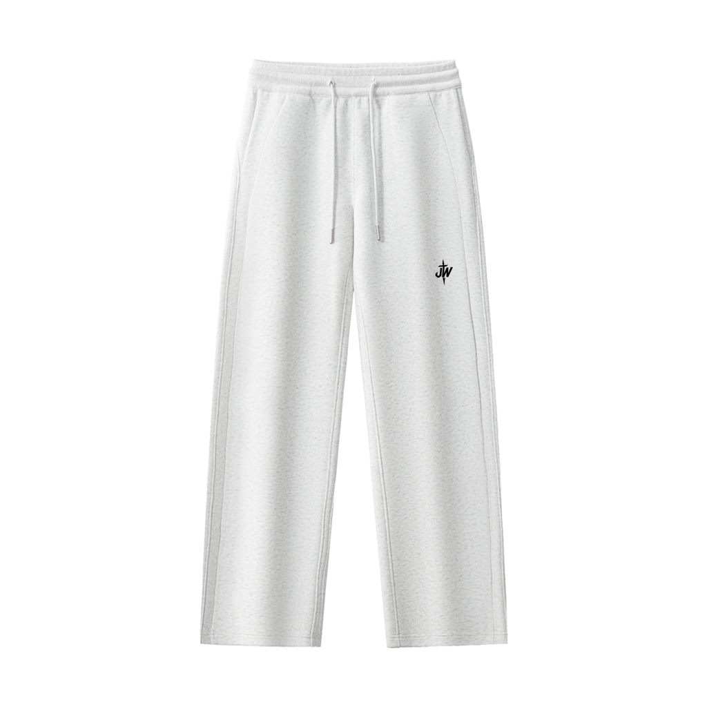 Essential Drawstring Straight-Leg Sweatpants