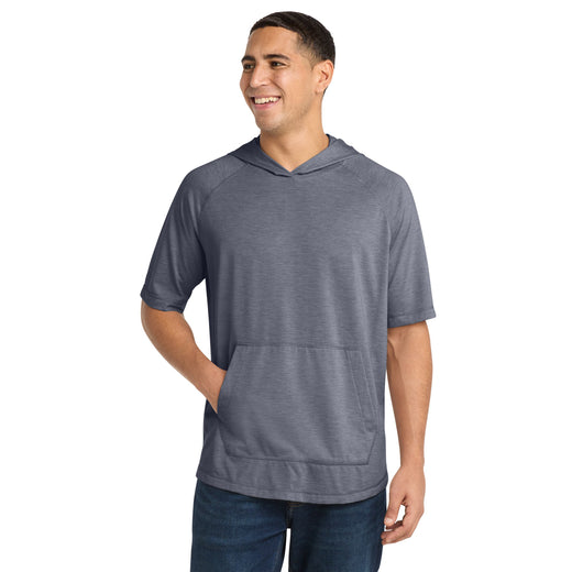 Juggernaut Wear Short Sleeve Hoodie — Athletic Tri-Blend Wicking Top