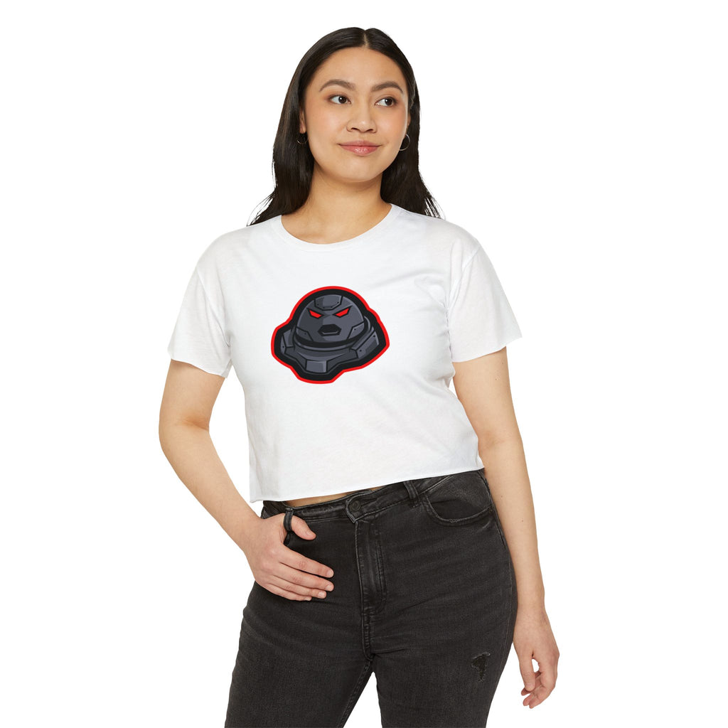 Stylish Women's Festival Crop Top, Graphic Tee