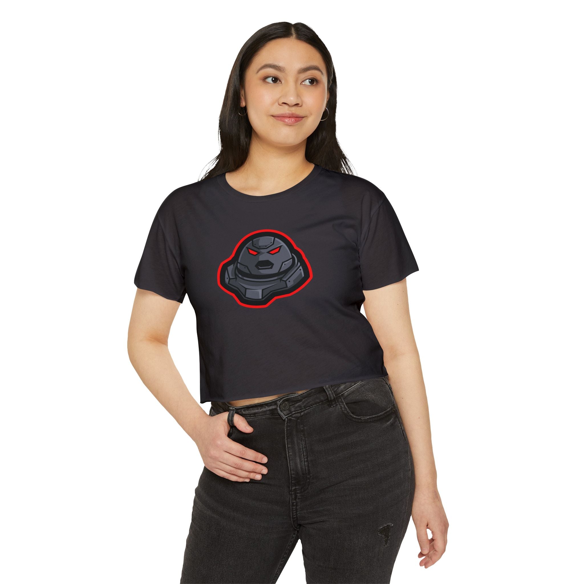 Stylish Women's Festival Crop Top, Graphic Tee