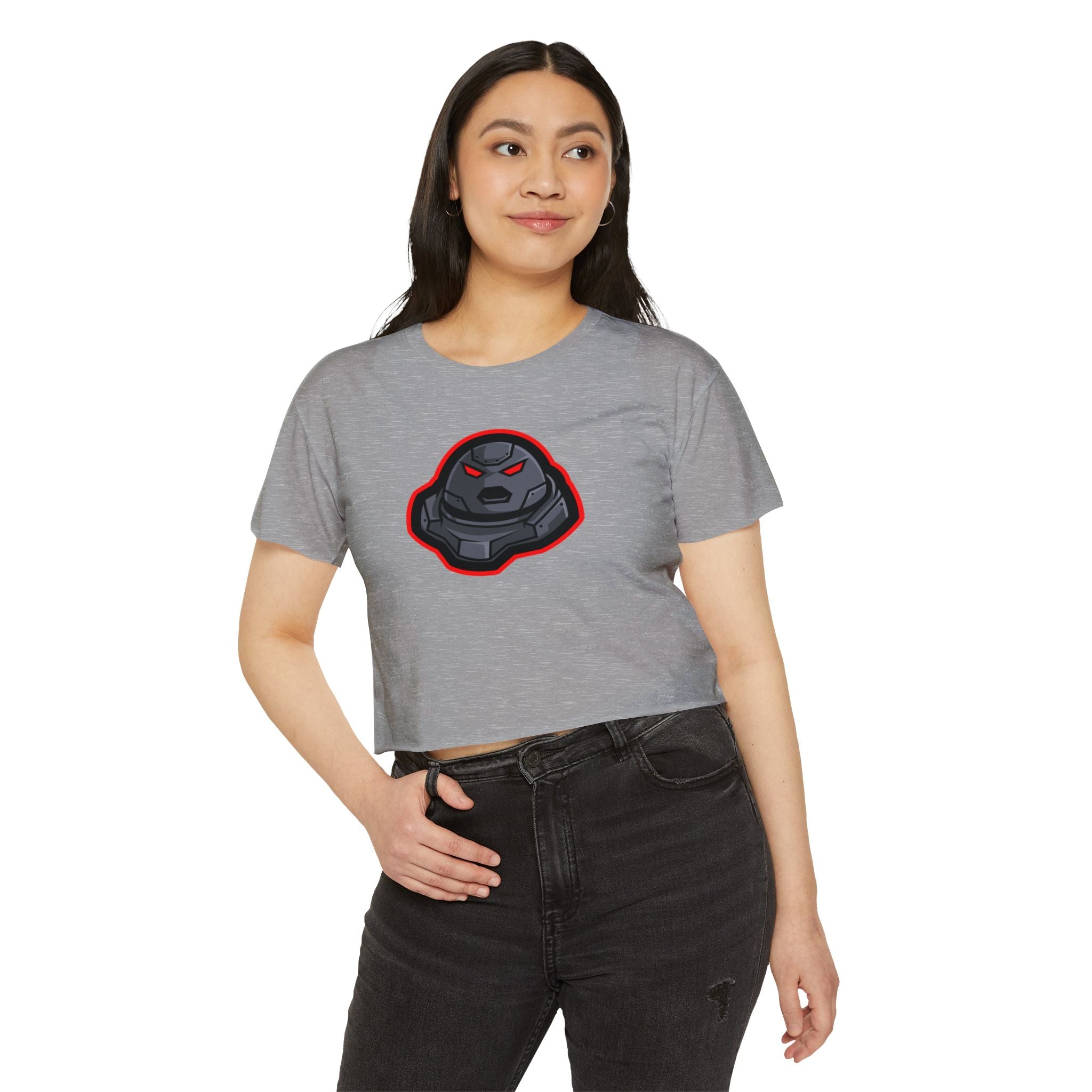 Stylish Women's Festival Crop Top, Graphic Tee