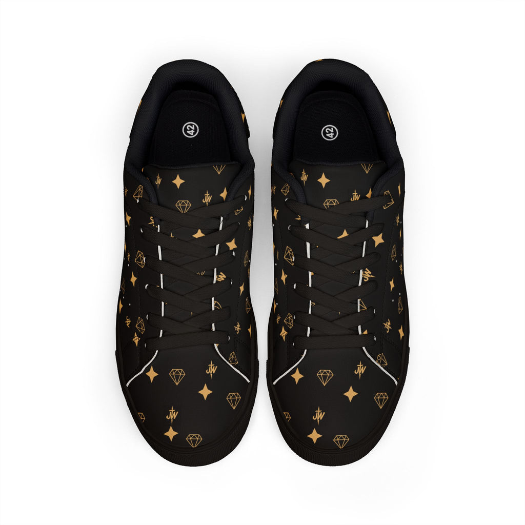 Women's Leather Low-Top Sneakers — JW casual sneaker