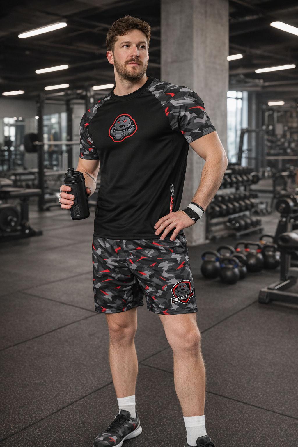Splinter camo men’s rash guard