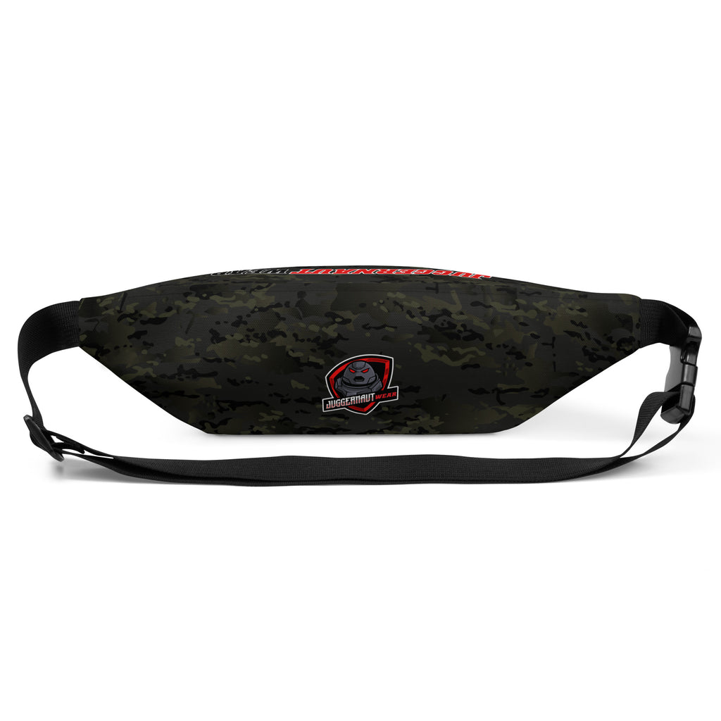Black Camo Fanny Pack