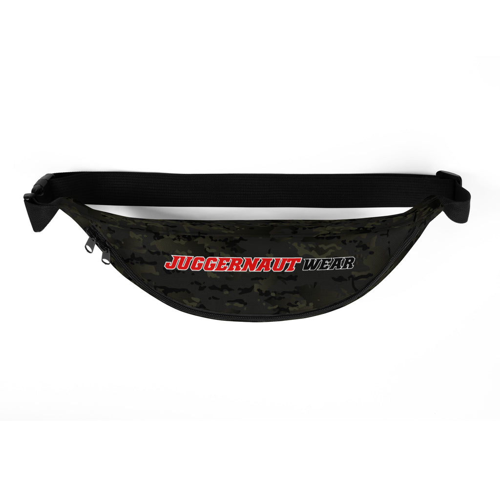 Black Camo Fanny Pack