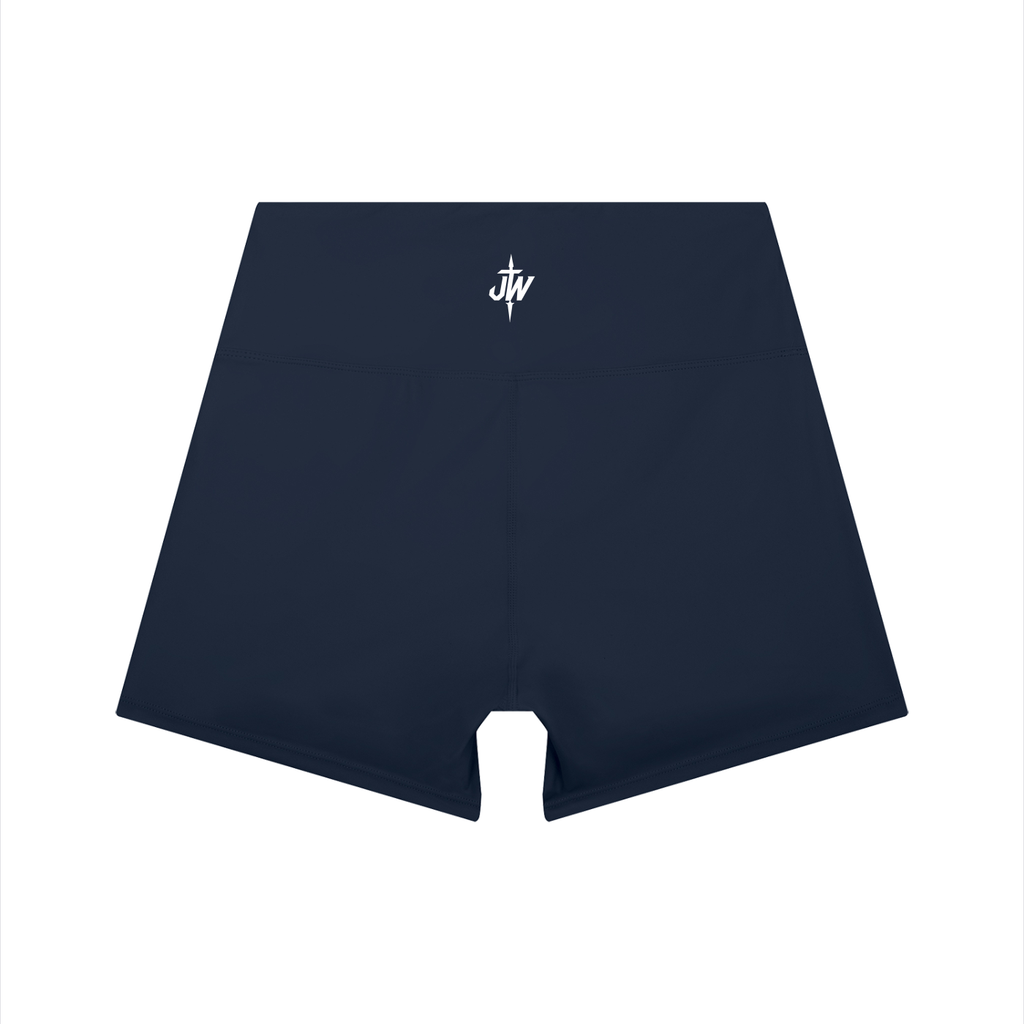 Women’s High-Waist Color Block Yoga Shorts