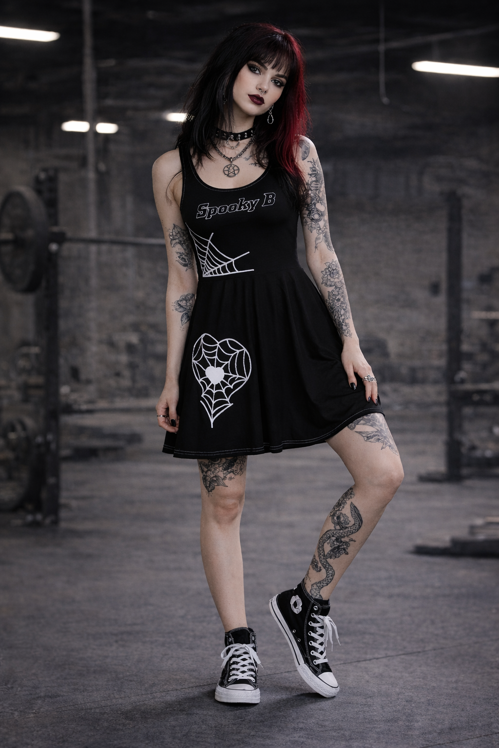 Spooky B Skater Dress