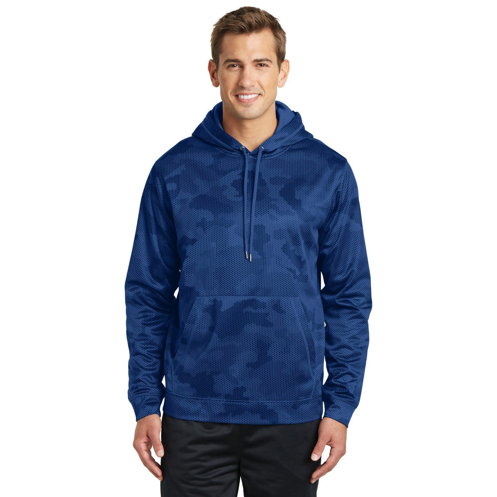 CamoHex Fleece Hoodie — Sport-Wick Performance Pullover