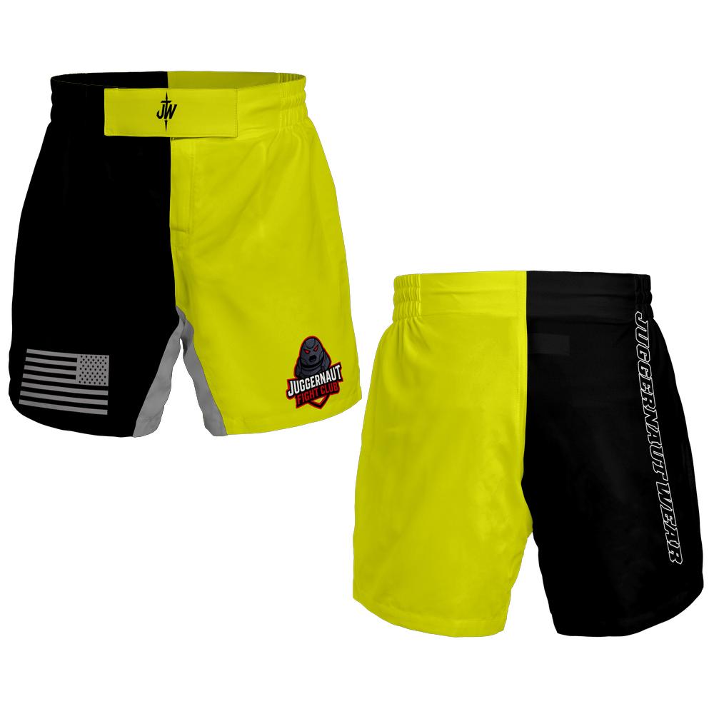 JW Fight Club Shorts - Blk/Ylw