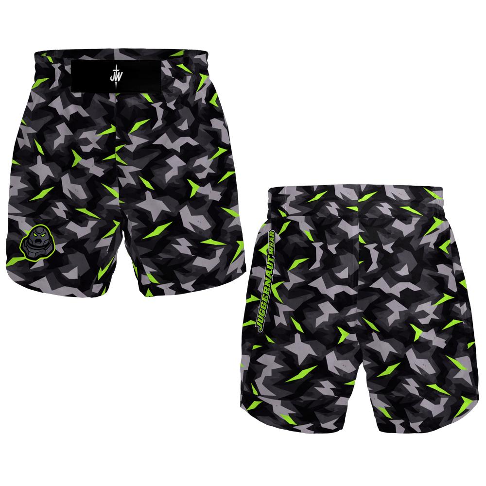 JW volt camo Fight Shorts (Elastic Waistband)