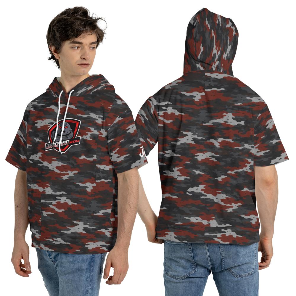 Spetz Camo Short-sleeve Hoodie