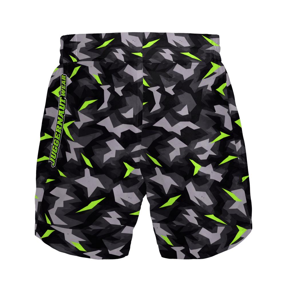 JW volt camo Fight Shorts (Elastic Waistband)