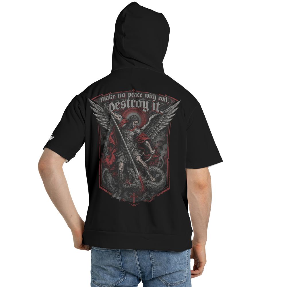 Saint Michael Short-sleeve Hoodie